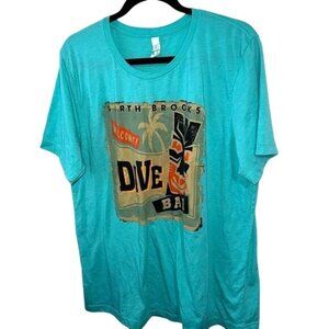 Garth Brooks Dive Bar Graphic T-Shirt XL Canvas Bella+Canvas 52% Cotton 48% Poly